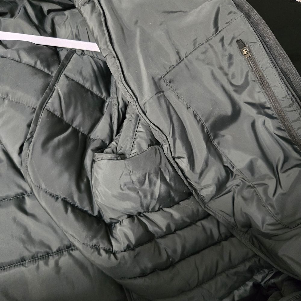 Women's Parka Gray Hooded Coat 2XL - Picture 7 of 15